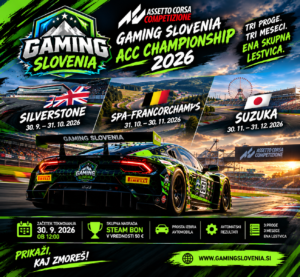 🏁 GAMING SLOVENIA ACC CHAMPIONSHIP 2026 – PRVENSTVO SE JE ZAČELO!